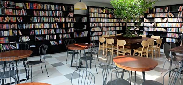 Mô hình quán cà phê sách