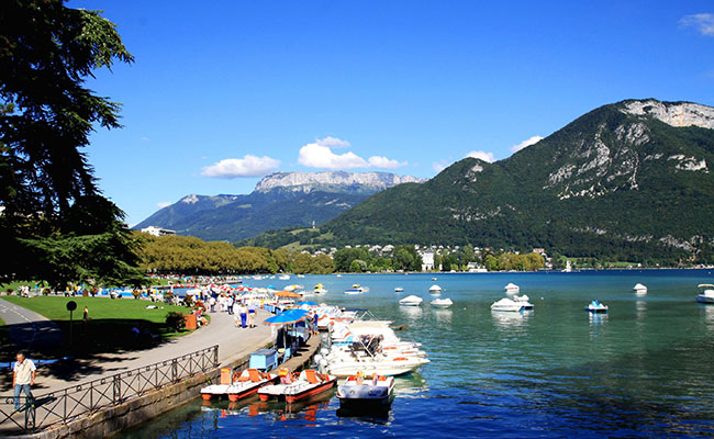 du lịch Pháp - Annecy, dãy núi Alps