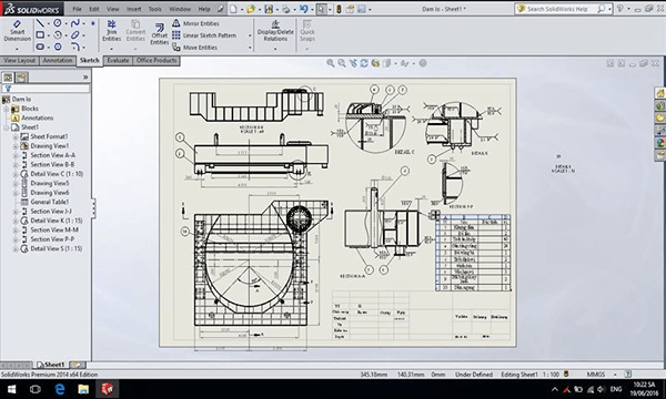 Xuất bản vẽ kỹ thuật trên SolidWorks